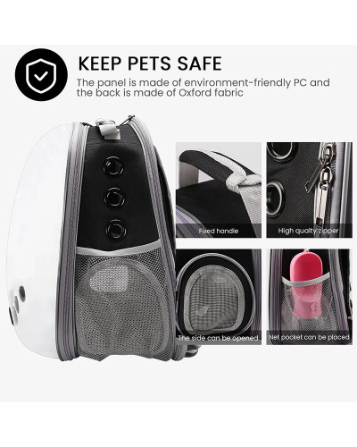 Cat bubble backpack - expandable version