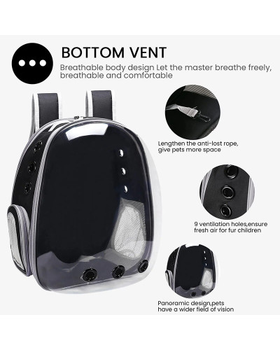 Cat bubble backpack - expandable version